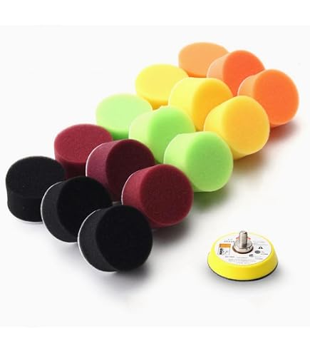ポリッシャー、コンパウンド各種セット Amazon | Champion crafts 10個セット 洗車 ポリッシャー スポンジバフ